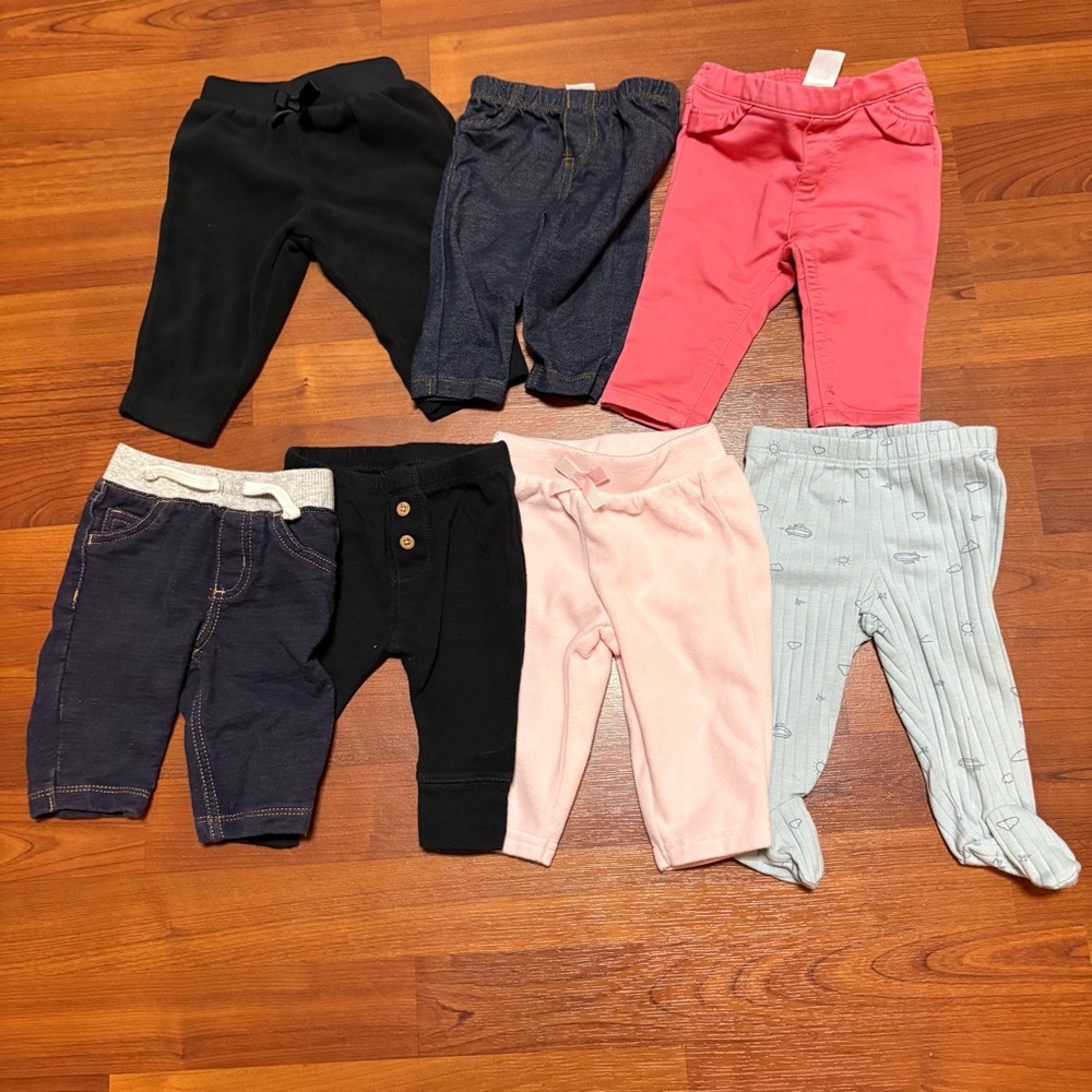 Carter's Baby pants 3 months—7 pairs